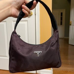 Prada mini hobo tessuto nylon hobo